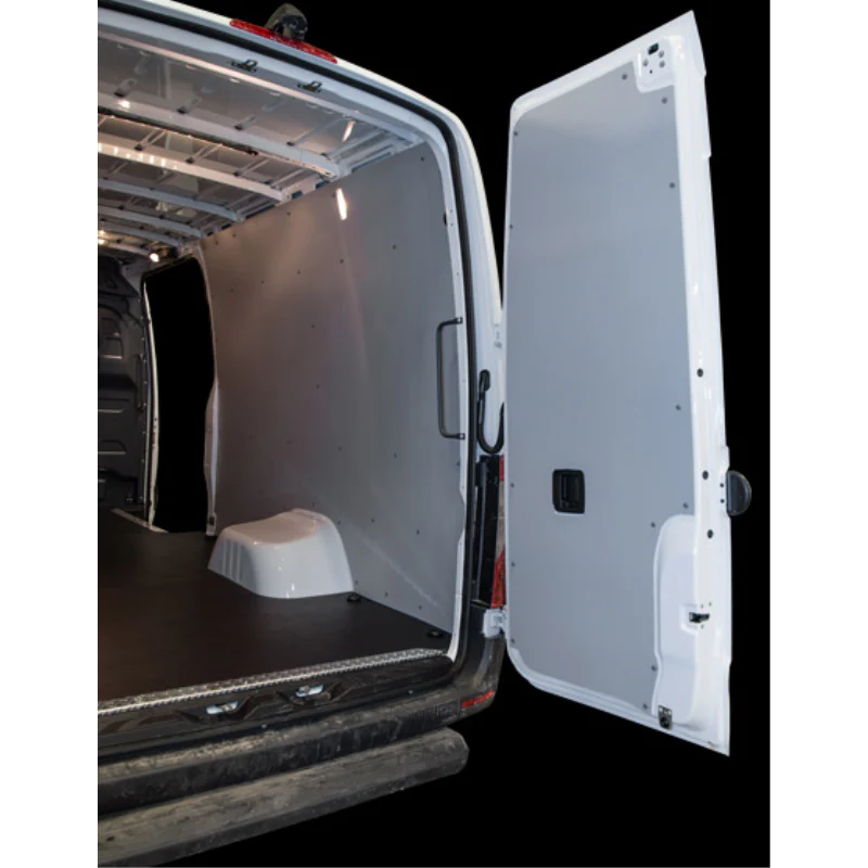 LEGEND EconoLite Door Liner ONLY - Dual Doors Mercedes Metris 135" Extended Wheelbase Cargo Van Low Roof - Textured Grey Model 07M05-20.2 - Image 3