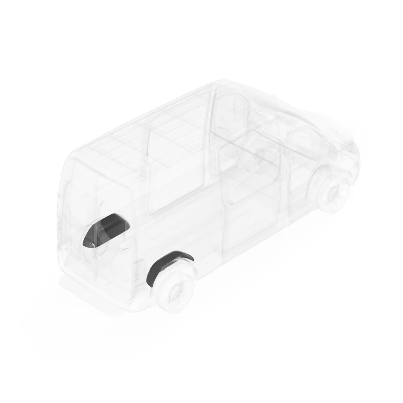 LEGEND Wheel Well Covers Std. Single Rear Set Mercedes Sprinter (all WB lengths) Model 1-WWC-11 - Image 3