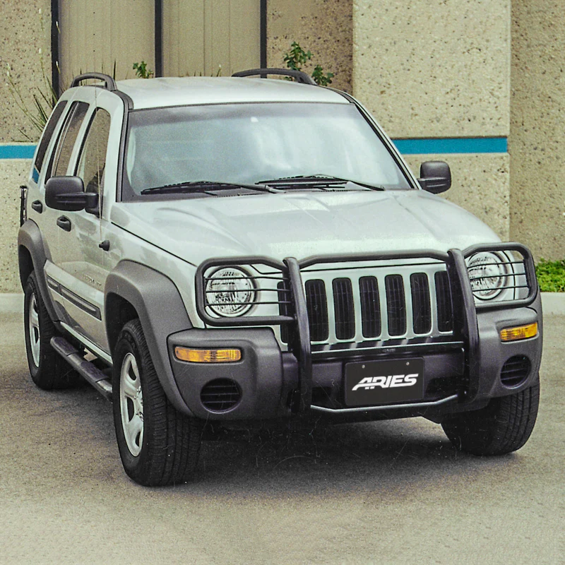 ARIES Black Steel Grille Guard, Select Jeep Liberty Model 1045 - Image 9