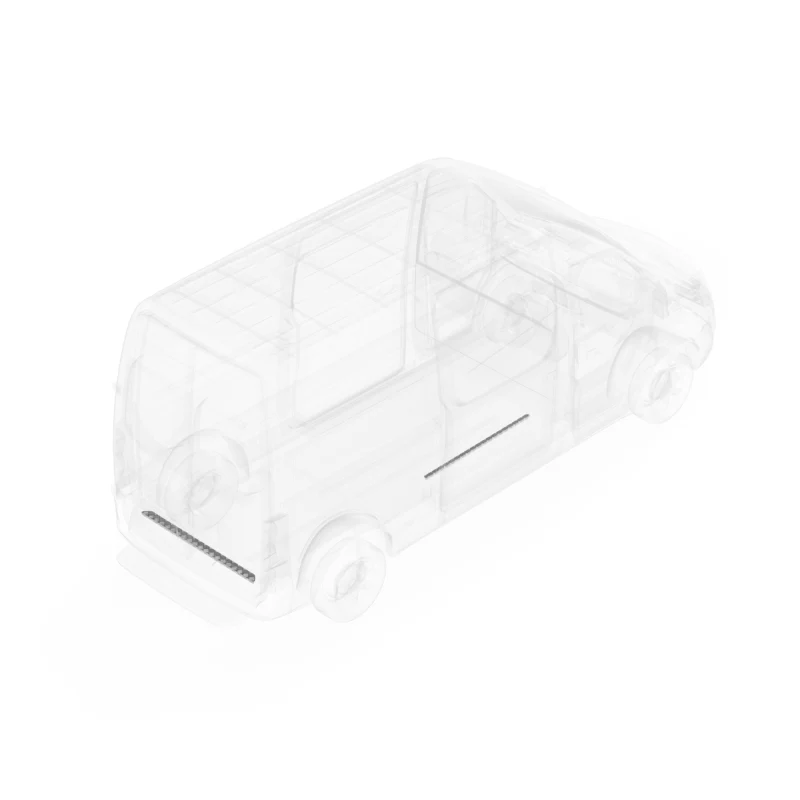 LEGEND Aluminum Floor Sill Set Mercedes Sprinter (all WB lengths) Cargo Van - Single Side Door Model 109-151-1010 - Image 4