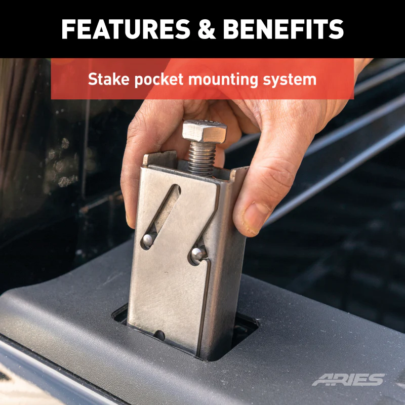 ARIES Switchback Black Aluminum Headache Rack, Select Chevrolet Colorado, GMC Canyon Model 1110109 - Image 10