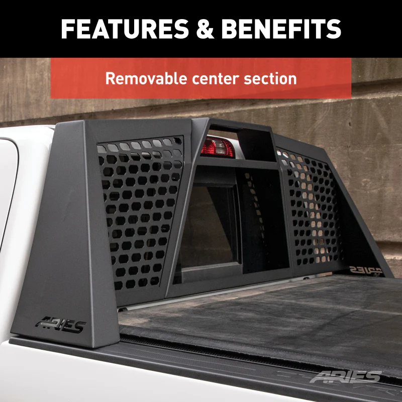 ARIES Switchback Black Aluminum Headache Rack, Select Toyota Tundra Model 1110115 - Image 11