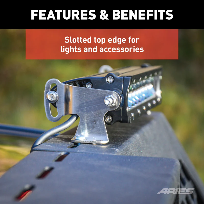 ARIES Switchback Black Aluminum Headache Rack, Select Toyota Tundra Model 1110117 - Image 9
