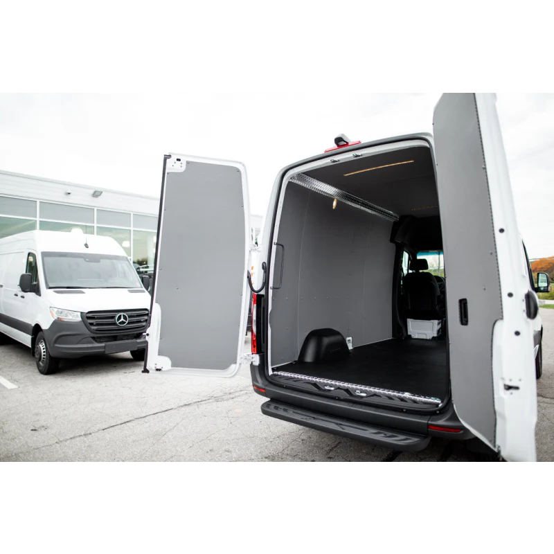 LEGEND DuraTherm Door Liner ONLY - Dual Doors Mercedes Metris 135" Extended Wheelbase Cargo Van Low Roof - Textured Grey Model 113-114-2613.2 - Image 4