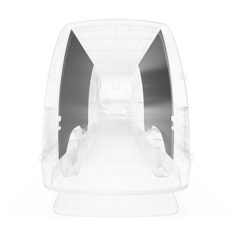 LEGEND DuraTherm Wall Liner ONLY - Mercedes Sprinter 144" Wheelbase Cargo Van Low Roof - White - Single Side Door Model 124-114-2614.LR