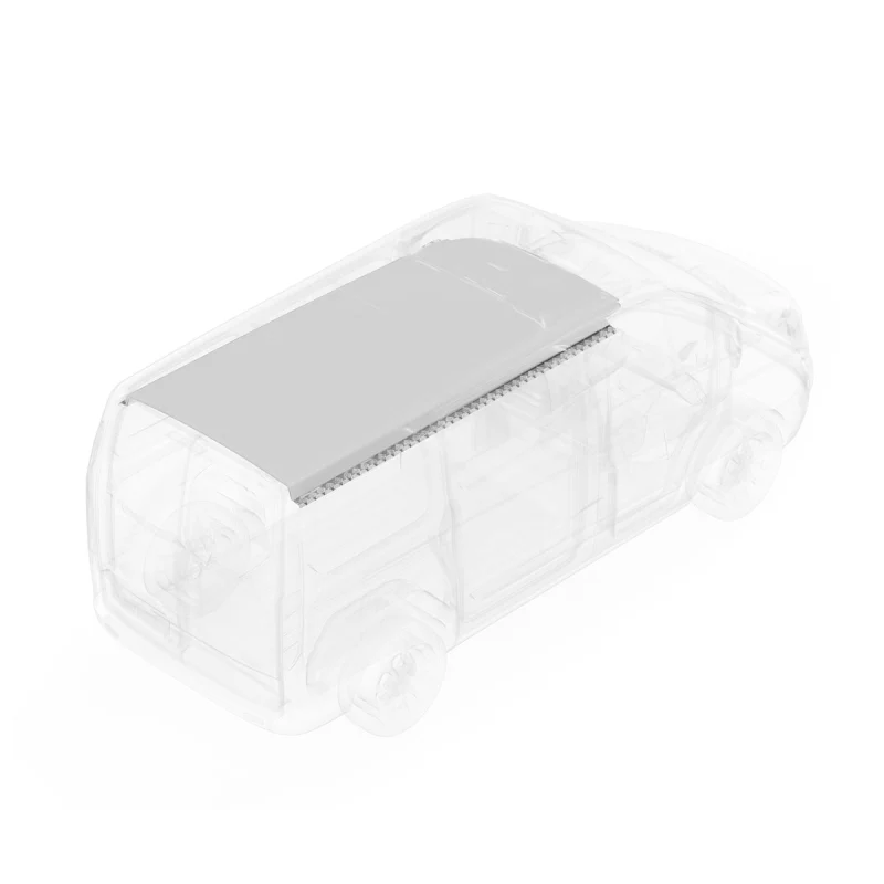 LEGEND DuraTherm Ceiling Liner Kit ONLY - Mercedes Sprinter 144" Wheelbase Cargo Van High Roof - Textured Grey - Single Side Door Model 125-114-2613.HR
