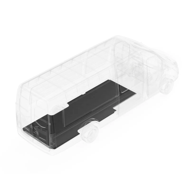 LEGEND AutoMat Bar Kit with Sills Dual Door and Wheels Mercedes Sprinter 170" Wheelbase Cargo Van 1 Pc Model 131-043-7021.5