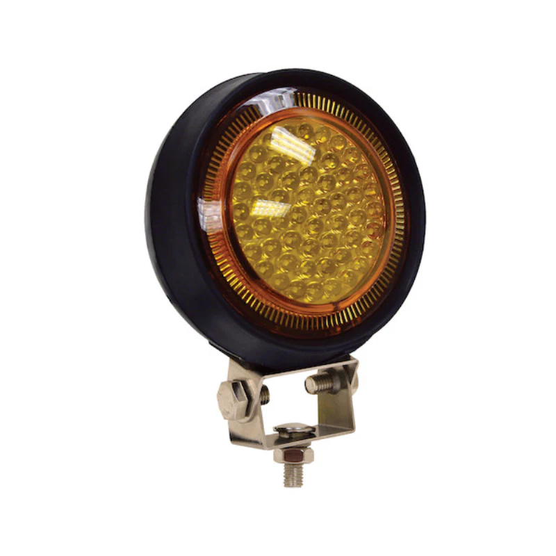 Buyers Products 5 Inch Round LED Amber Sealed Rubber Flood Light Model 1492111 - Image 2