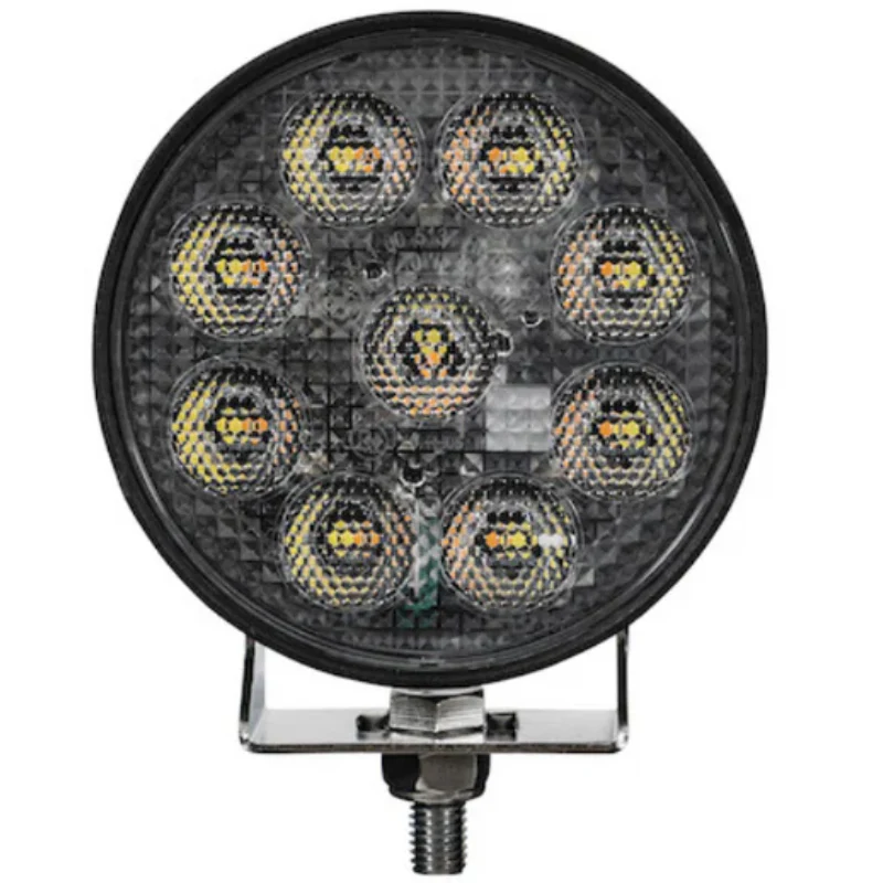 Buyers Products Ultra Bright 4.5 Inch LED Round Flood Light with Strobe - Round Lens Model 1492231
