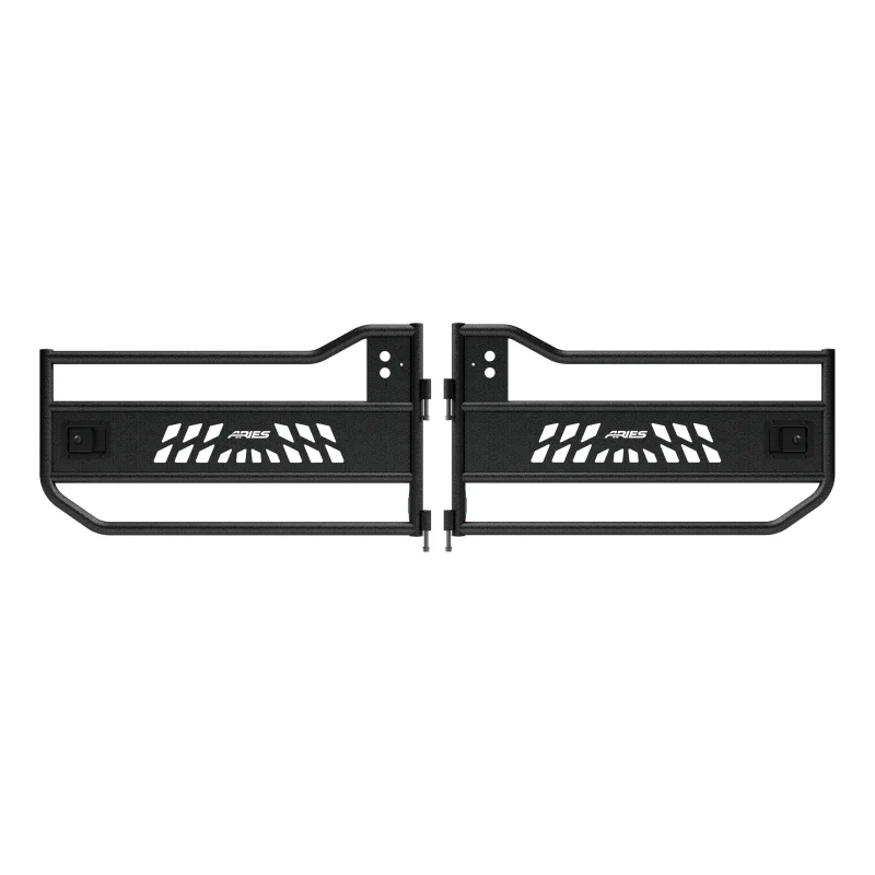 ARIES Jeep Wrangler JL, Gladiator Aluminum Front Tube Doors Model 1500200