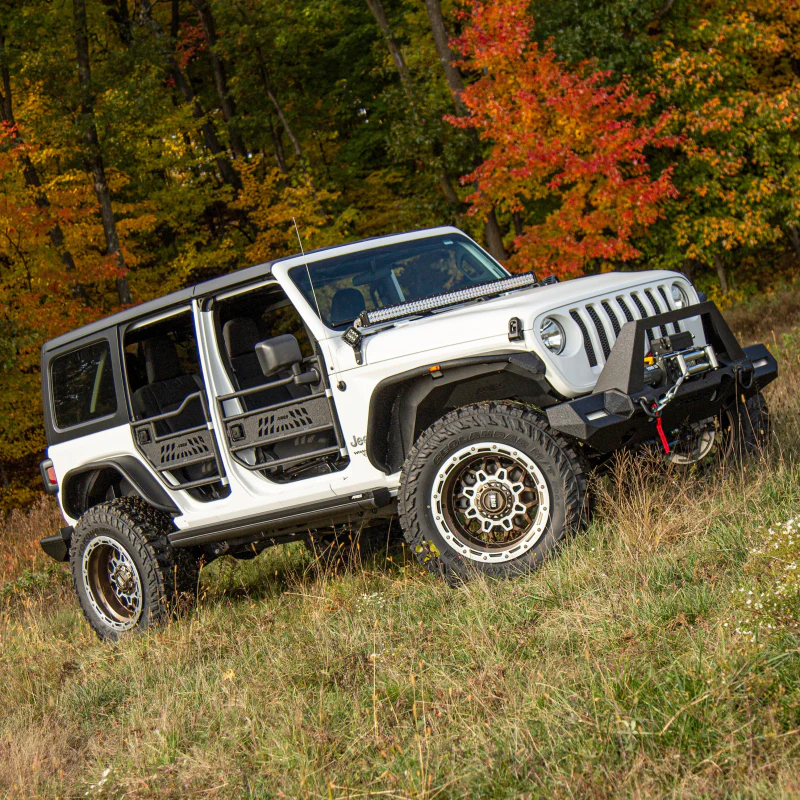 ARIES Jeep Wrangler JL, Gladiator Aluminum Front Tube Doors Model 1500200 - Image 10