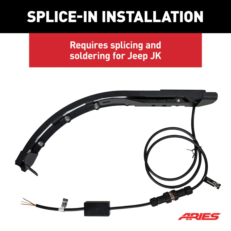 ARIES LED Fender Lights for Jeep Wrangler JK Model 1500230 - Image 4