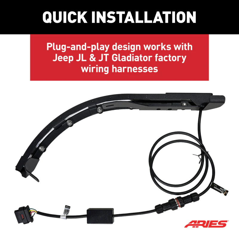 ARIES LED Fender Lights for Jeep Wrangler JL, Gladiator JT Model 1500235 - Image 4