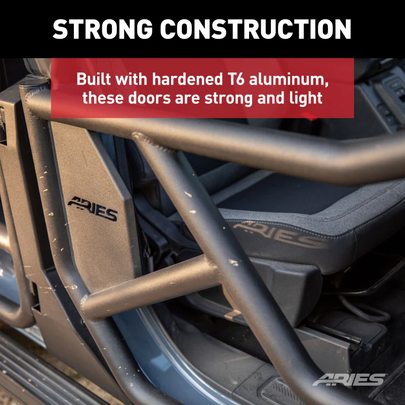 ARIES Front Tube Doors for Ford Bronco 4-Door Model 1500250 - Image 6