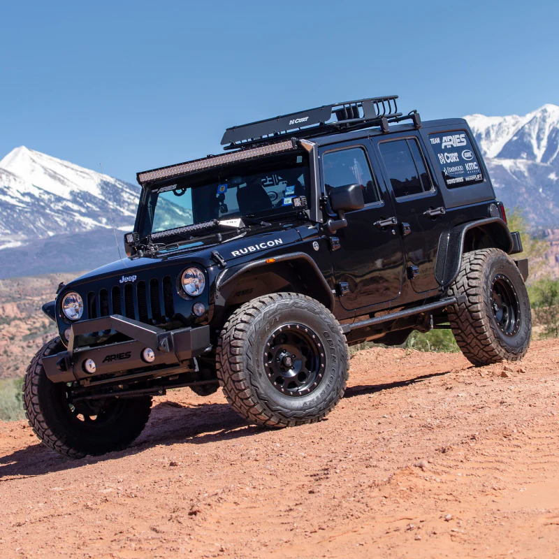 ARIES Jeep Wrangler JK Aluminum Front Inner Fender Liners Model 1500350 - Image 7