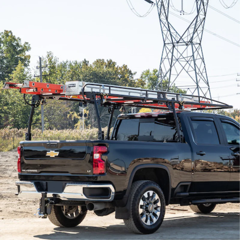 Buyers Products 13 Foot Black Steel Truck Ladder Rack Model 1501153 - Image 10