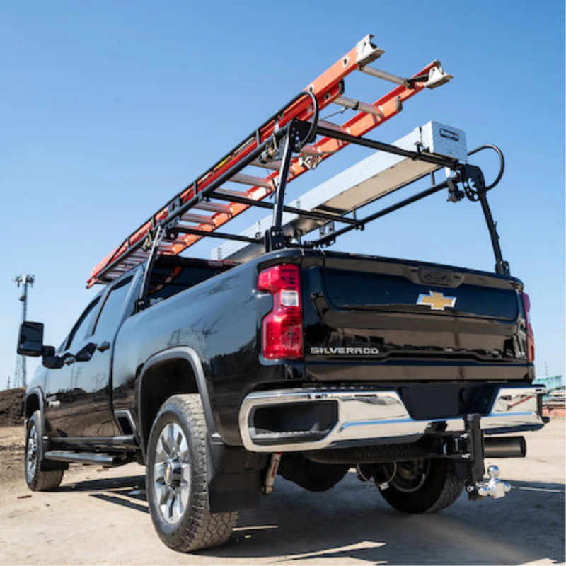 Buyers Products 13 Foot Black Steel Truck Ladder Rack Model 1501153 - Image 3