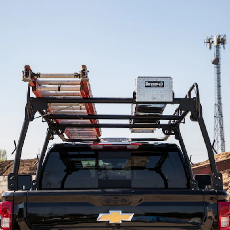 Buyers Products 13 Foot Black Steel Truck Ladder Rack Model 1501153 - Image 6