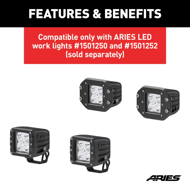 ARIES LED Light Extension Harnesses Model 1501243 - Image 4