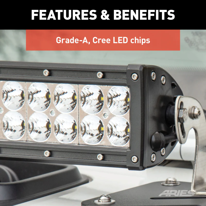ARIES 50" Double-Row LED Light Bar (24,000 Lumens) Model 1501278 - Image 6