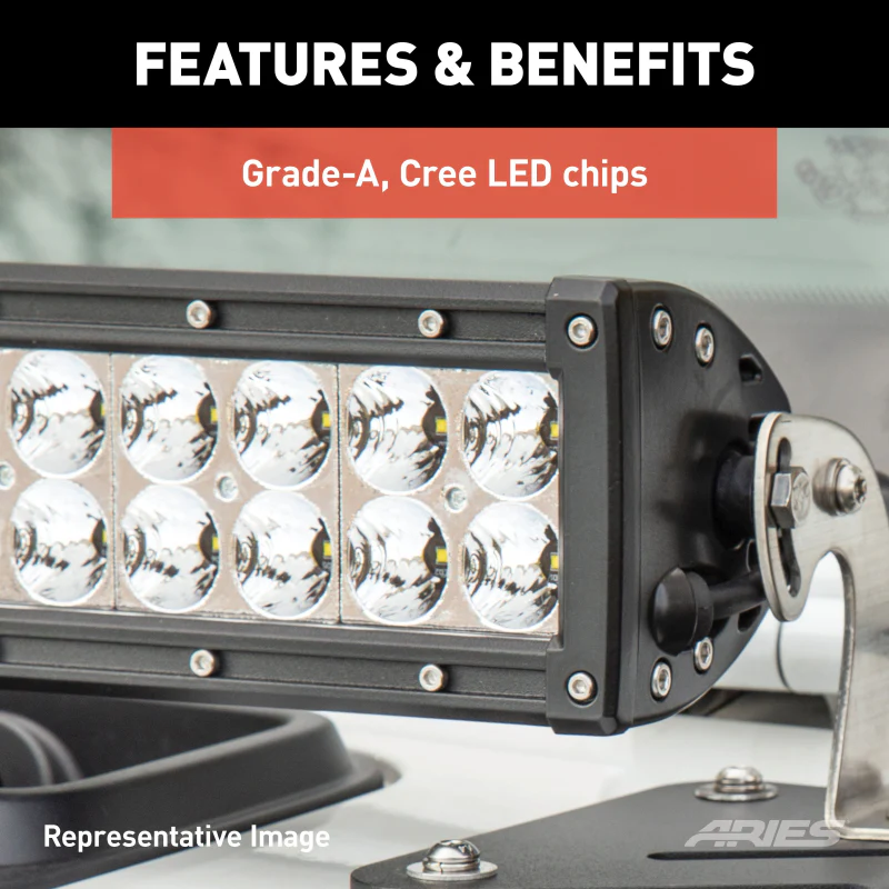 ARIES Jeep JK Roof Light and Brackets Model 1501301 - Image 5