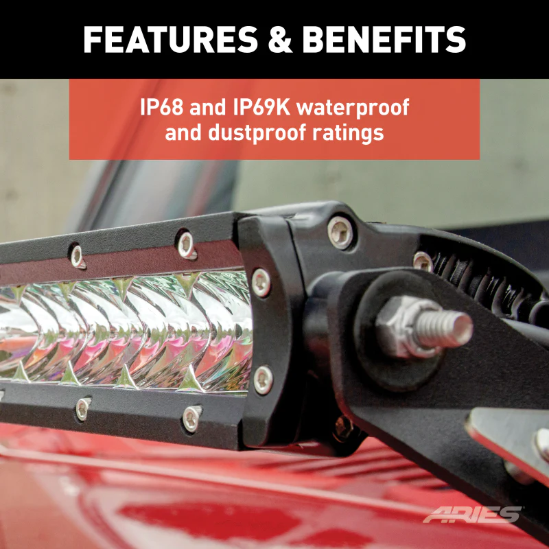 ARIES Jeep TJ Hood Light and Brackets Model 1501302 - Image 6