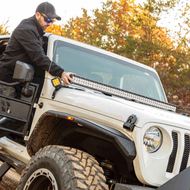 ARIES Jeep Wrangler JL, Gladiator Windshield Light Bar and Brackets Model 1501306 - Image 9