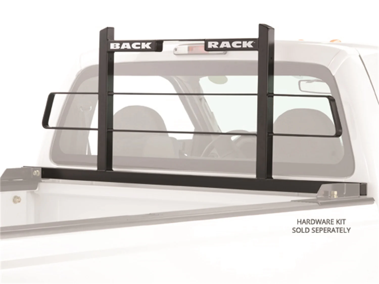 BACKRACK Short Headache Rack; 20-24 Silverado/Sierra HD Model 15022