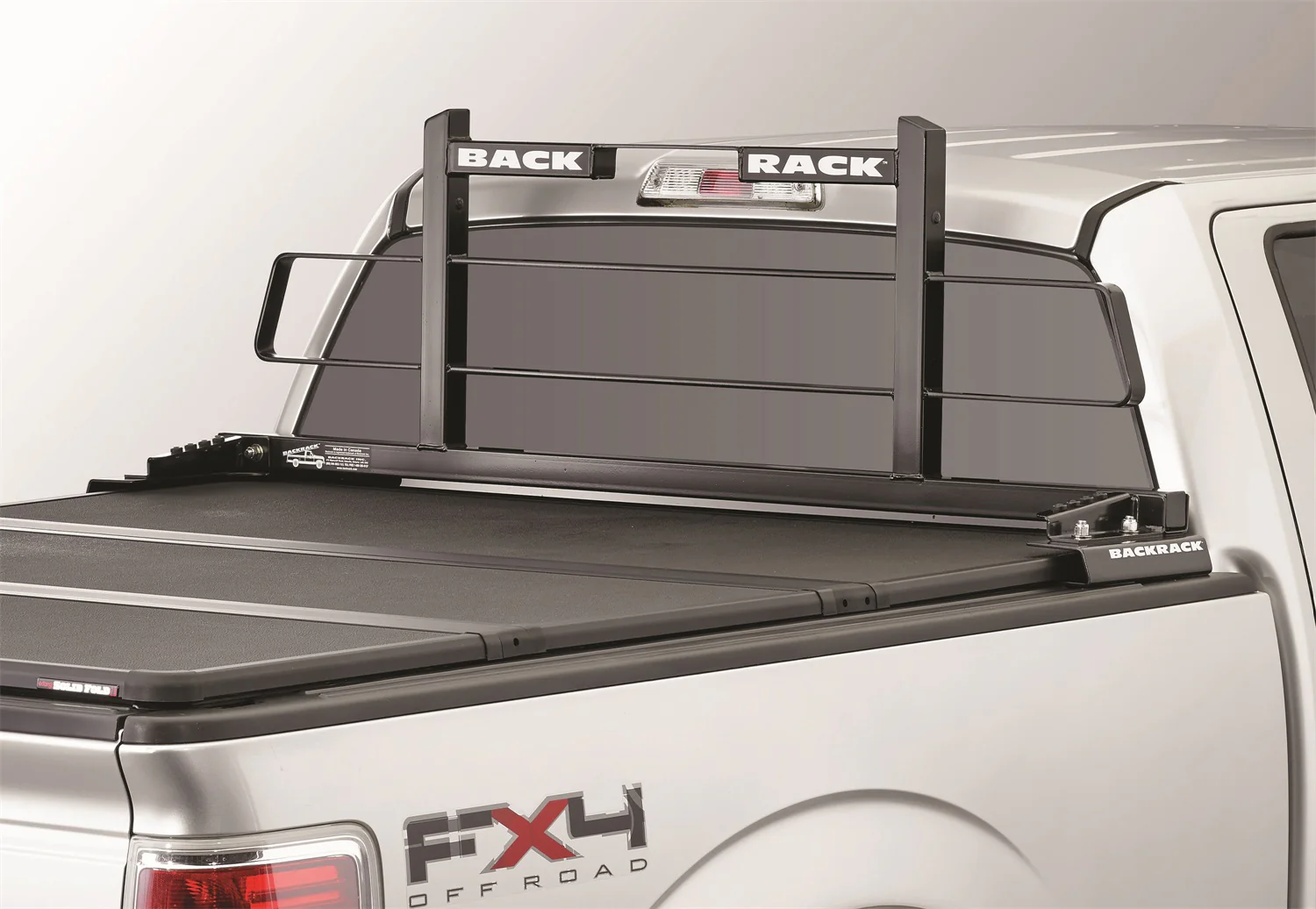 BACKRACK Short Headache Rack; 08-19 Silv/Sra, 04-14 F-150 Steel Bdy, 15-24 F-150 Almn Bdy Model 15024