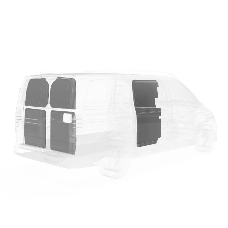 LEGEND DuraTherm Door Liner ONLY - Mercedes Metris 126" Wheelbase Cargo Van Low Roof - White Model 153-114-2614 - Image 2
