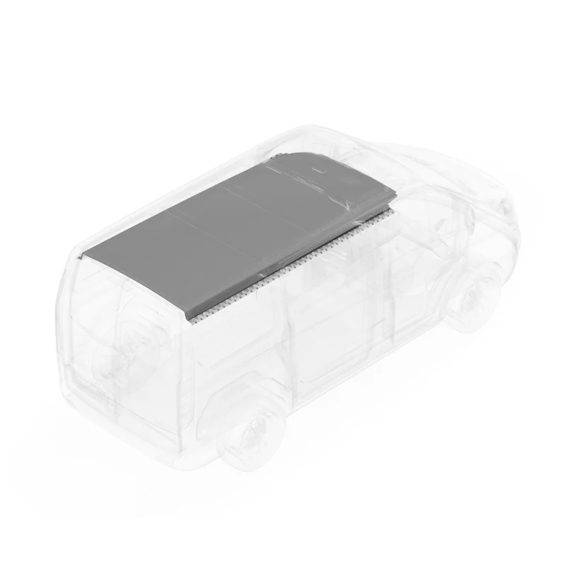 LEGEND DuraTherm Ceiling Liner Kit ONLY - Dual Side Doors Mercedes Metris 126" Wheelbase Cargo Van Low Roof - Textured Grey Model 155-114-2613.2 - Image 3