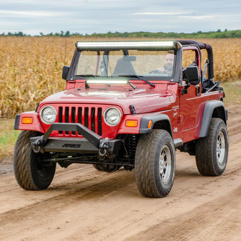ARIES Jeep TJ Hood Light Mounting Brackets Model 15913 - Image 8