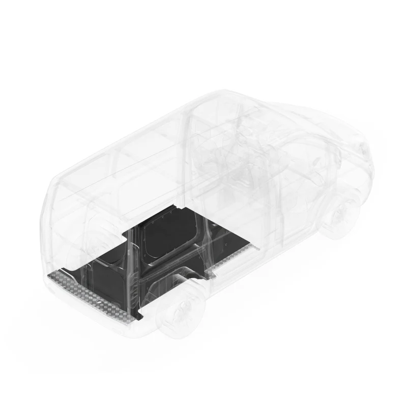 LEGEND StabiliGrip Kit With Sills Partition Storage Mercedes Metris 126" Wheelbase Cargo Van - Single Side Door Model 161-135-6441