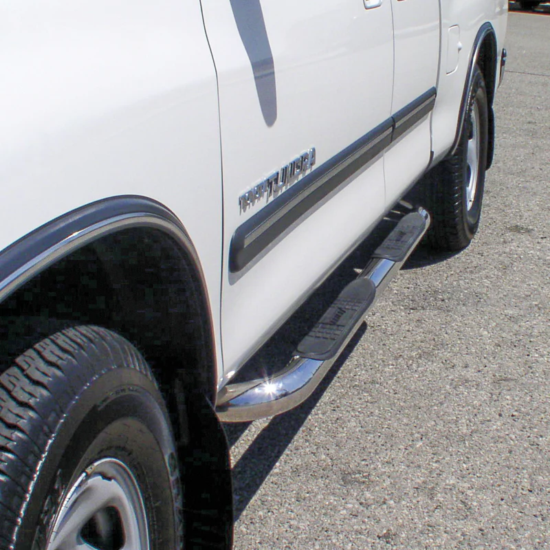 ARIES 3" Round Polished Stainless Step Nerf Bars Model 202003-2 - Image 7