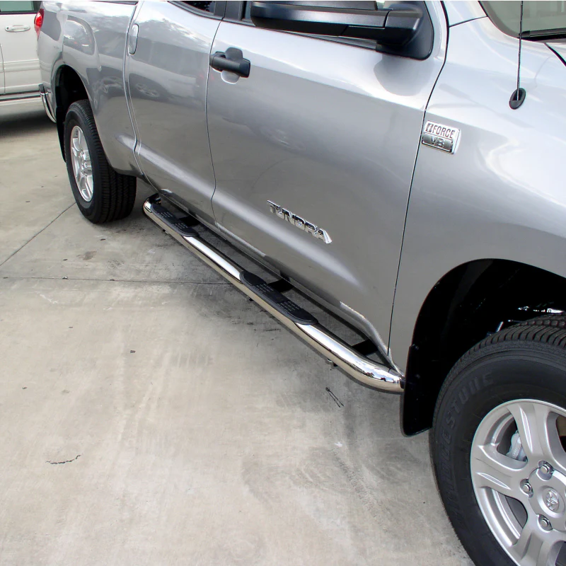 ARIES 3" Round Polished Stainless Step Nerf Bars Model 202013-2 - Image 7