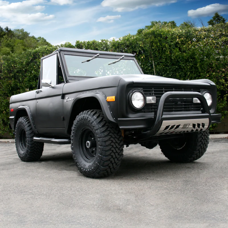 ARIES 3" Round Black Steel Side Bars, Select Ford Bronco Model 203038 - Image 6