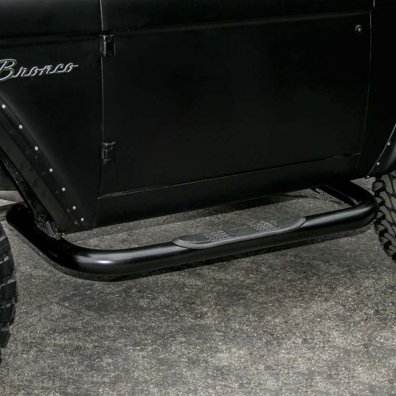 ARIES 3" Round Black Steel Side Bars, Select Ford Bronco Model 203038 - Image 7