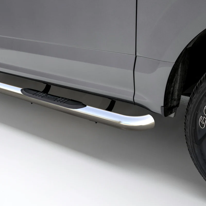 ARIES 3" Round Polished Stainless Step Nerf Bars Model 203039-2 - Image 8