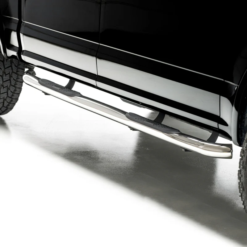ARIES 3" Round Polished Stainless Step Nerf Bars Model 203043-2 - Image 8