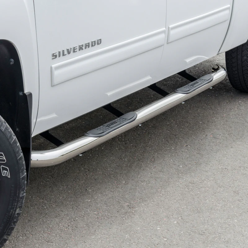 ARIES 3" Round Polished Stainless Step Nerf Bars Model 204013-2 - Image 8