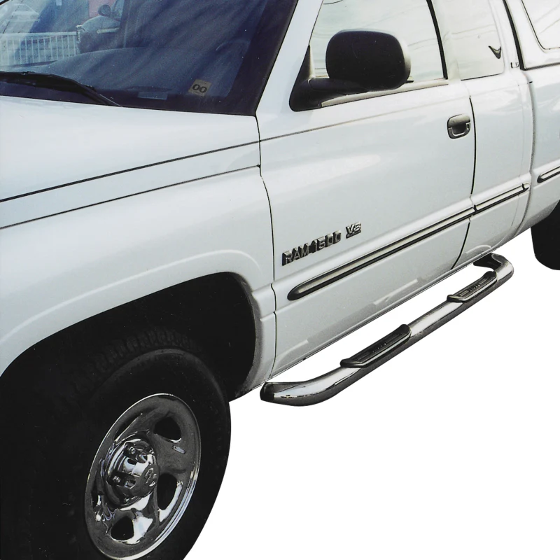 ARIES 3" Round Polished Stainless Step Nerf Bars Model 205003-2 - Image 7