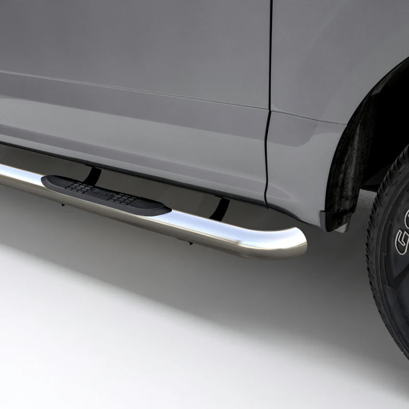 ARIES 3" Round Polished Stainless Step Nerf Bars Model 205030-2 - Image 10
