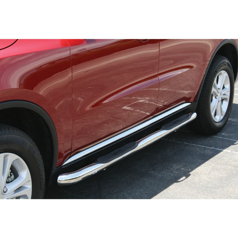 ARIES 3" Round Polished Stainless Step Nerf Bars Model 205031-2 - Image 7