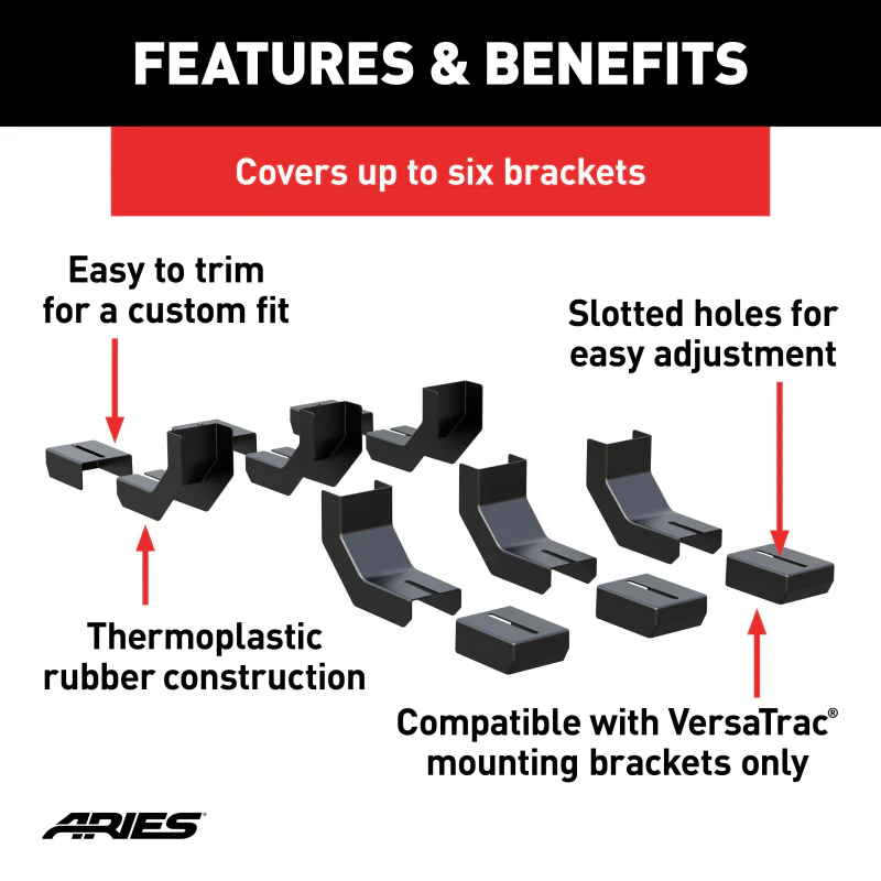 ARIES VersaTrac Bracket Covers (6-Pack) Model 2055160 - Image 3