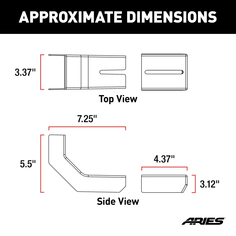 ARIES VersaTrac Bracket Covers (8-Pack) Model 2055180 - Image 2