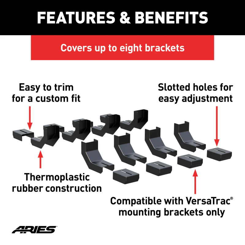 ARIES VersaTrac Bracket Covers (8-Pack) Model 2055180 - Image 3