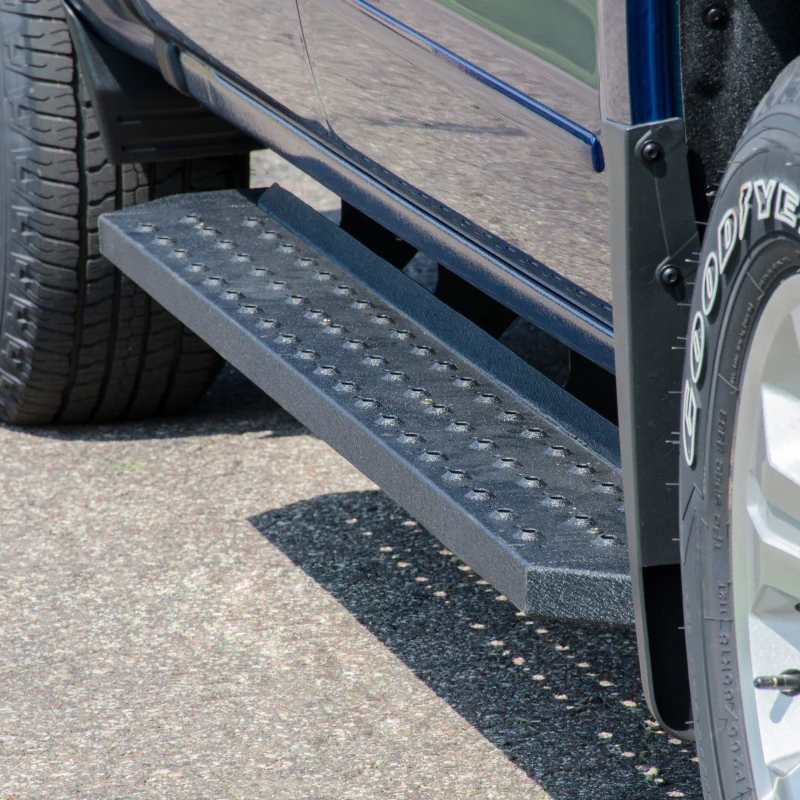 ARIES RidgeStep 6-1/2" x 53" Black Steel Running Boards Model 2055510 - Image 2