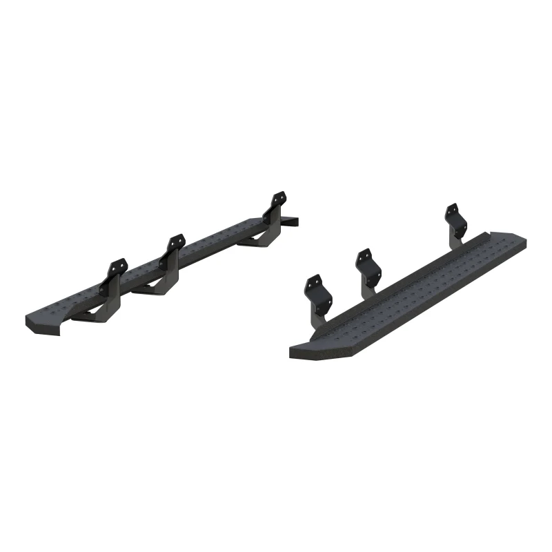 ARIES RidgeStep 6-1/2" x 91" Black Steel Running Boards Model 2055519