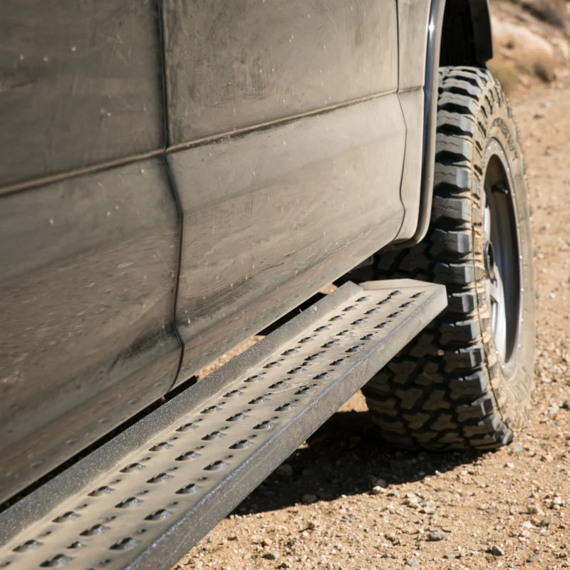 ARIES RidgeStep 6-1/2" x 53" Black Steel Running Boards Model 2055520 - Image 5