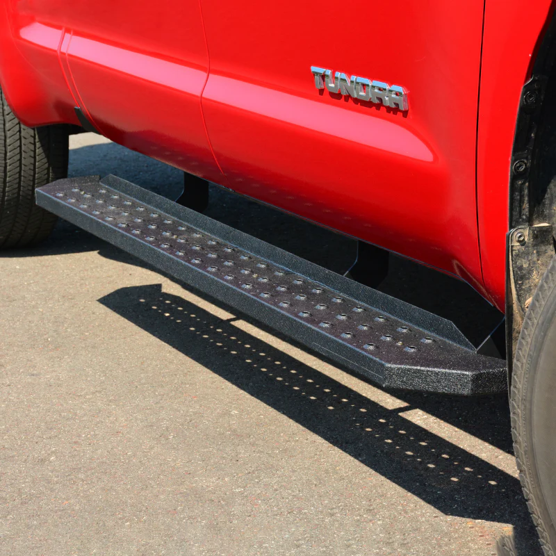 ARIES RidgeStep 6-1/2" x 53" Black Steel Running Boards Model 2055527 - Image 2